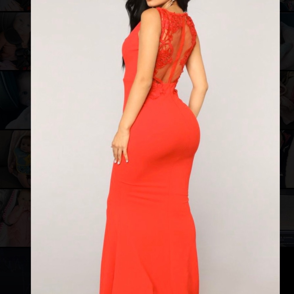 Red dress